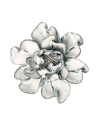 Blue White Hawthorn - Chive Ceramics Studio - Ceramic Flowers - Chive Ceramics Studio