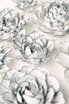 Blue White Purslane - Chive Ceramics Studio - Ceramic Flowers - Chive Ceramics Studio