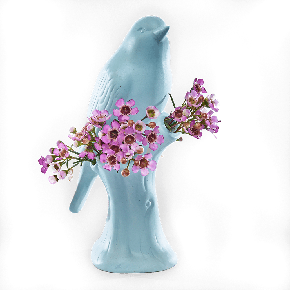 Bird Porcelain Modern Flower Vase - Chive Ceramics Studio - Vases - Chive Ceramics Studio