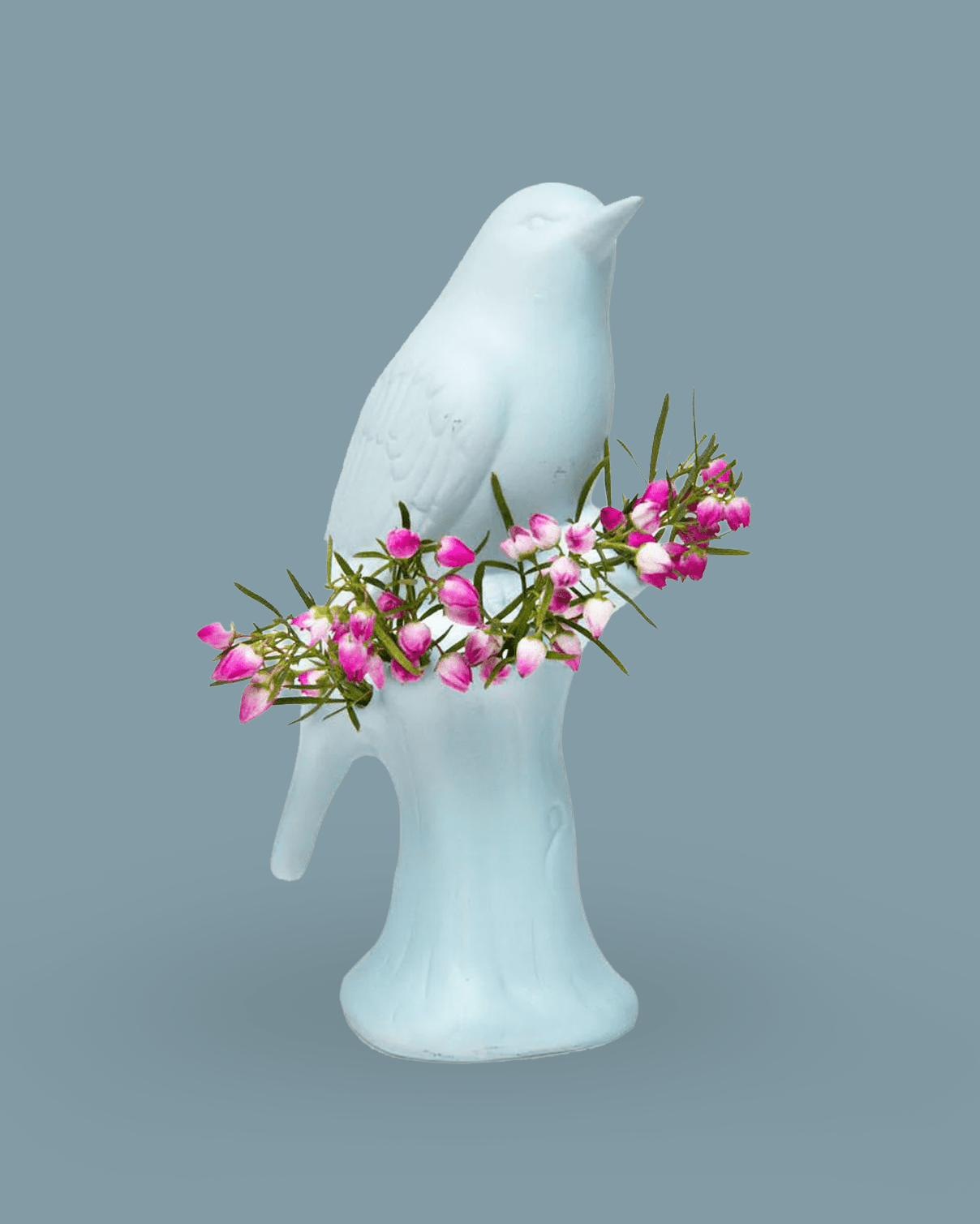 Bird Porcelain Modern Flower Vase - Chive Ceramics Studio - Vases - Chive Ceramics Studio