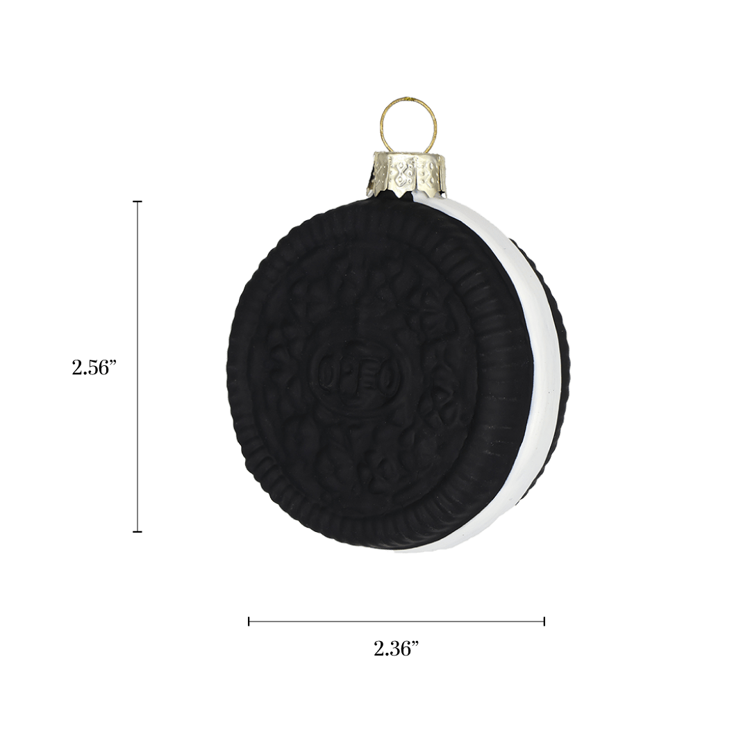 Oreo Cookie Ornament - Chive Ceramics Studio - Glass Ornaments - Chive US