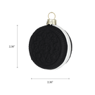 Oreo Cookie Ornament - Chive Ceramics Studio - Glass Ornaments - Chive US