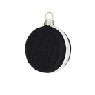 Oreo Cookie Ornament - Chive Ceramics Studio - Glass Ornaments - Chive US