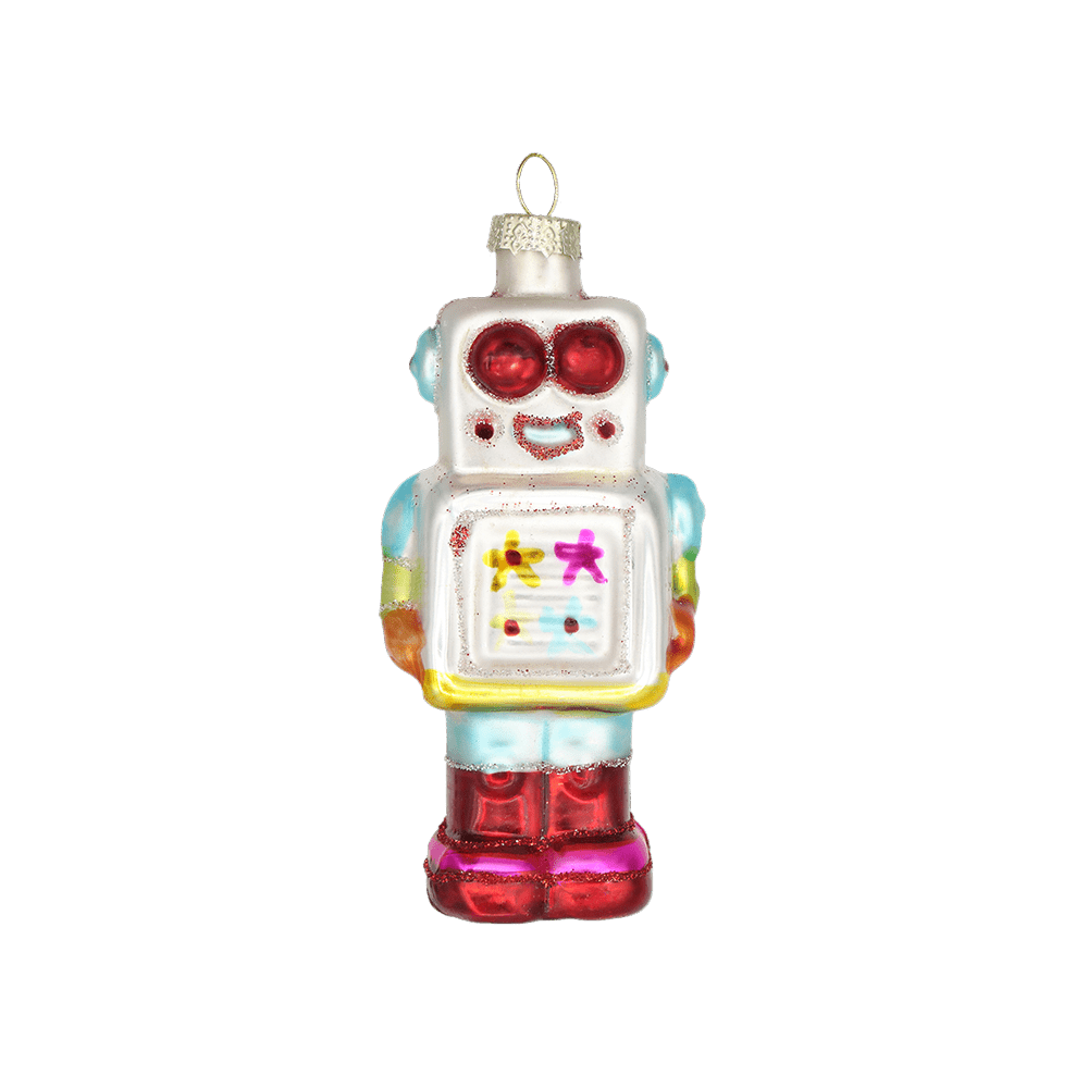 Mr Roboto Ornament - Chive Ceramics Studio - Glass Ornaments - Chive US