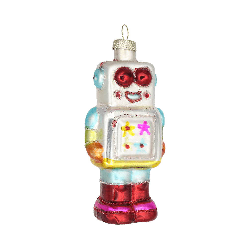 Mr Roboto Ornament - Chive Ceramics Studio - Glass Ornaments - Chive US