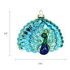 Peacock Ornament - Chive Ceramics Studio - Glass Ornaments - Chive Wholesale
