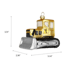 Bulldozer Ornament - Chive Ceramics Studio - Glass Ornaments - Chive Wholesale