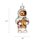 Astronaut with Star Ornament - Chive Ceramics Studio - Glass Ornaments - Chive Ceramics Studio