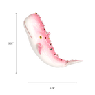 Pink Whale Ornament - Chive Ceramics Studio - Glass Ornaments - Chive Ceramics Studio