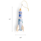 Space Ship Ornament - Chive Ceramics Studio - Glass Ornaments - Chive Wholesale