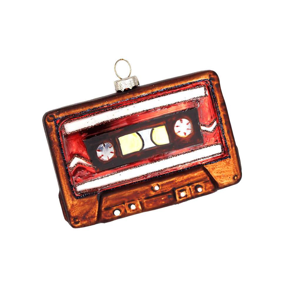 Cassette Tape Ornament - Chive Ceramics Studio - Glass Ornaments - Chive US