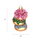 Sprinkle Donuts Ornament - Chive Ceramics Studio - Glass Ornaments - Chive US