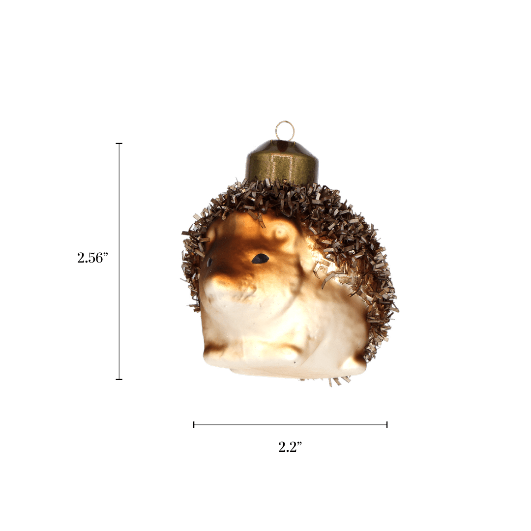 Hedgehog Ornament - Chive Ceramics Studio - Glass Ornaments - Chive US