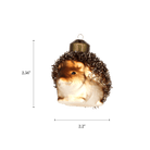 Hedgehog Ornament - Chive Ceramics Studio - Glass Ornaments - Chive US