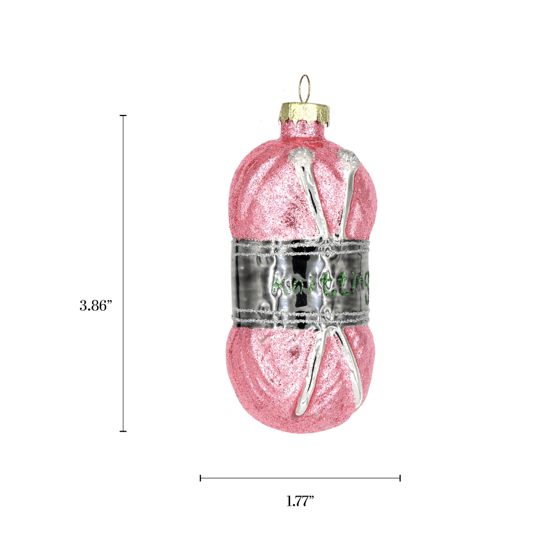 Knitting Ornament - Chive Ceramics Studio - Glass Ornaments - Chive Wholesale