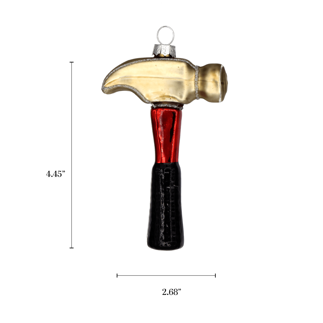 Hammer Ornament - Chive Ceramics Studio - Glass Ornaments - Chive Ceramics Studio