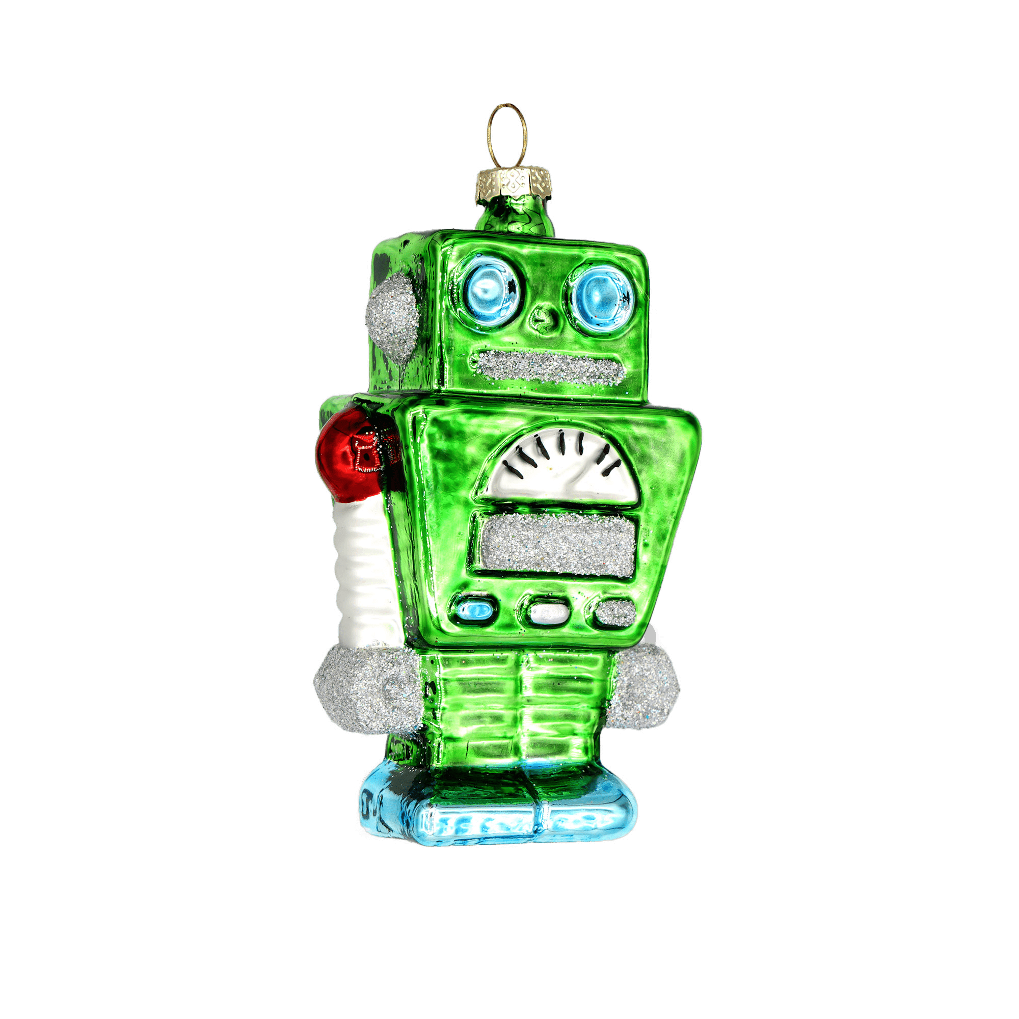 Green Robot Ornament - Chive Ceramics Studio - Glass Ornaments - Chive US