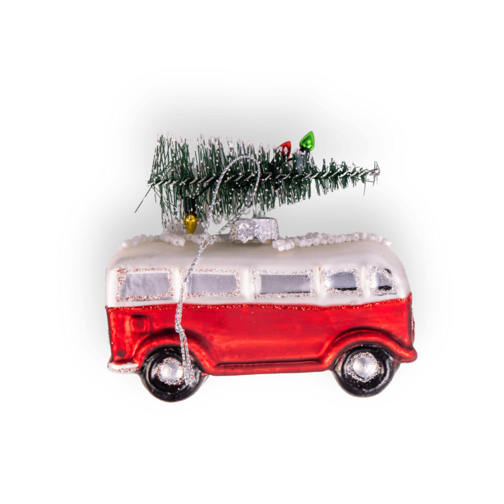 VW Van Ornament - Chive Ceramics Studio - Glass Ornaments - Chive US