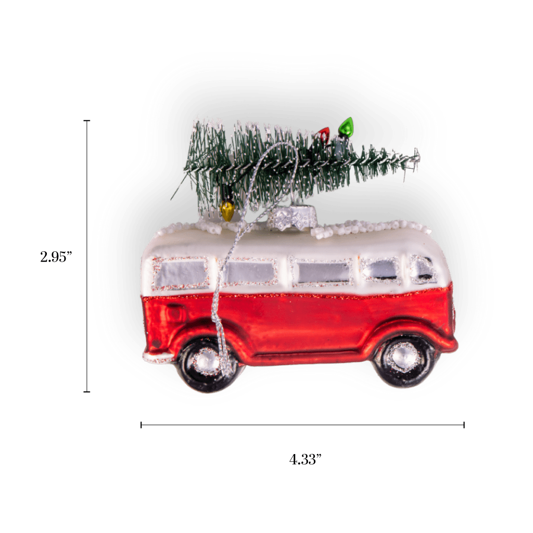 VW Van Ornament - Chive Ceramics Studio - Glass Ornaments - Chive US