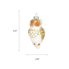 White Owl Ornament - Chive Ceramics Studio - Glass Ornaments - Chive Wholesale
