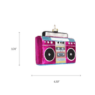 Pink Boombox Ornament - Chive Ceramics Studio - Glass Ornaments - Chive Wholesale