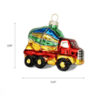Cement Truck Ornament - Chive Ceramics Studio - Glass Ornaments - Chive Wholesale