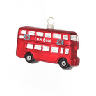 London Double Decker Bus Ornament - Chive Ceramics Studio - Glass Ornaments - Chive US