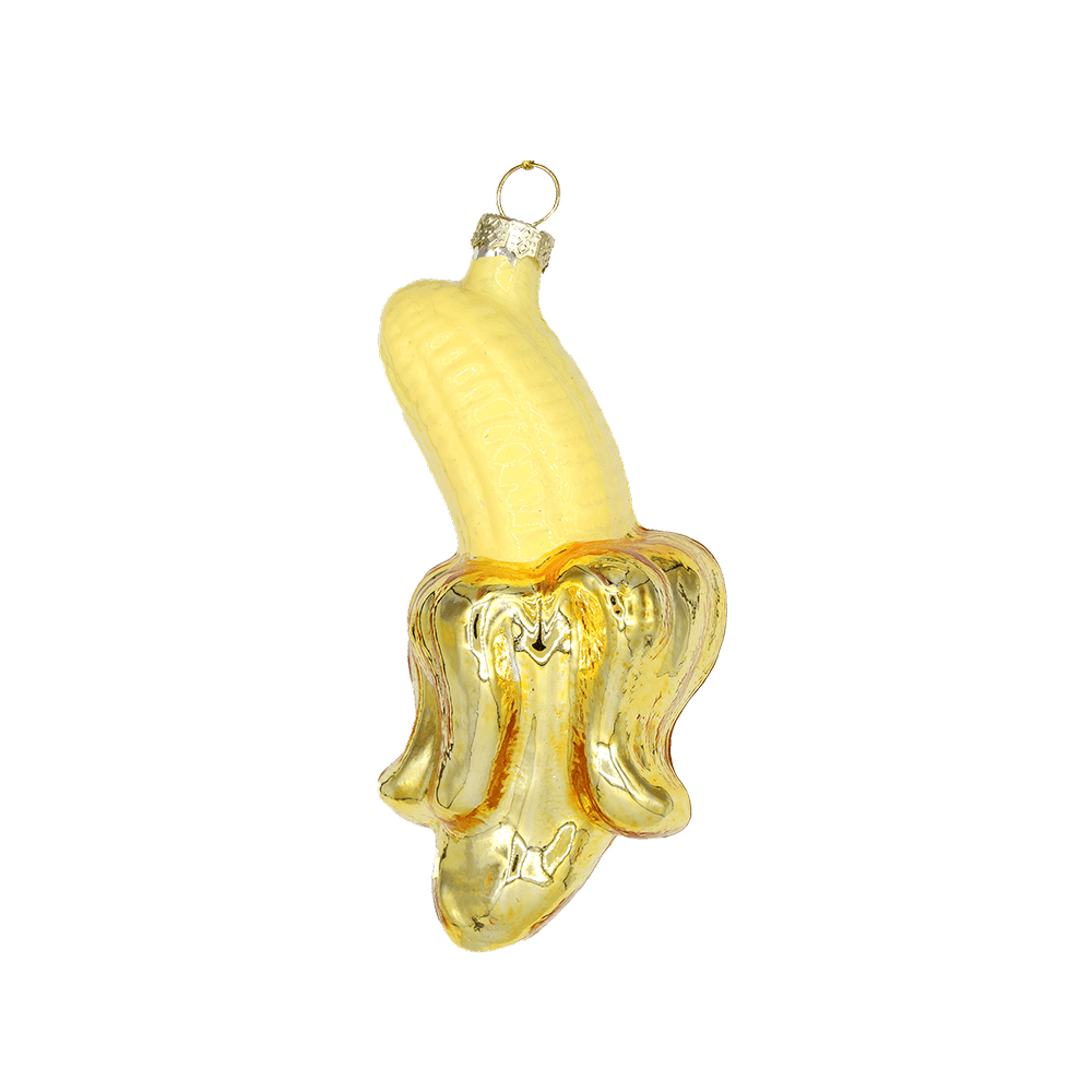 Banana Ornament - Chive Ceramics Studio - Glass Ornaments - Chive Ceramics Studio