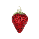 Strawberry Ornament - Chive Ceramics Studio - Glass Ornaments - Chive Ceramics Studio