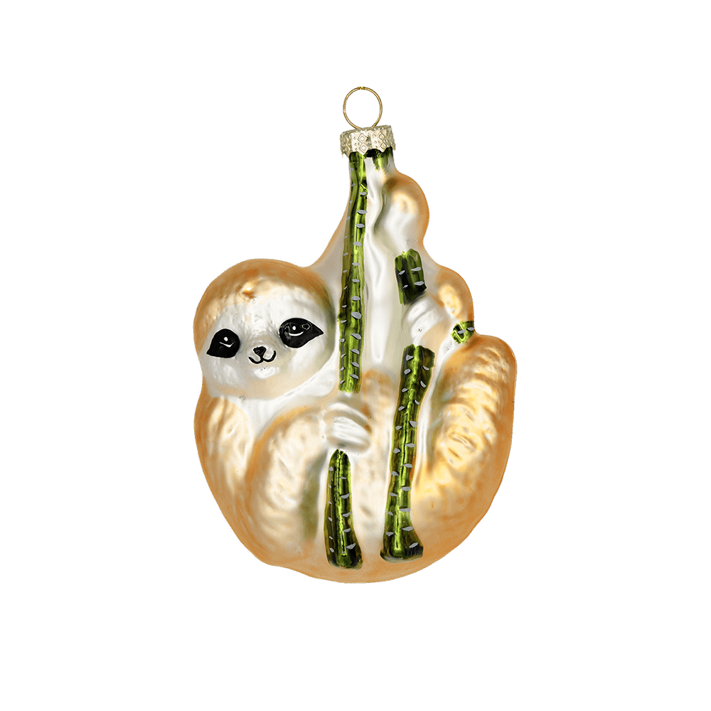 Sloth Ornament - Chive Ceramics Studio - Glass Ornaments - Chive US