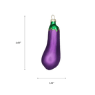 Eggplant Ornament - Chive Ceramics Studio - Glass Ornaments - Chive US