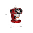 Espresso Machine Ornament - Chive Ceramics Studio - Glass Ornaments - Chive Wholesale