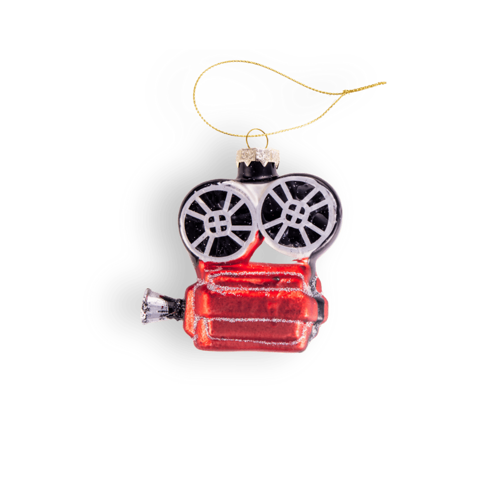 Movie Camera Ornament - Chive Ceramics Studio - Glass Ornaments - Chive US