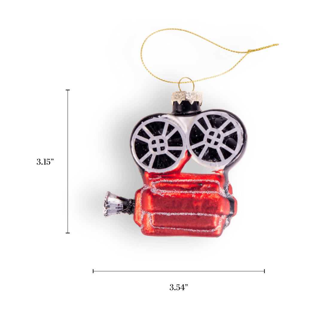 Movie Camera Ornament - Chive Ceramics Studio - Glass Ornaments - Chive Wholesale