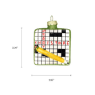 Crossword Ornament - Chive Ceramics Studio - Glass Ornaments - Chive Wholesale