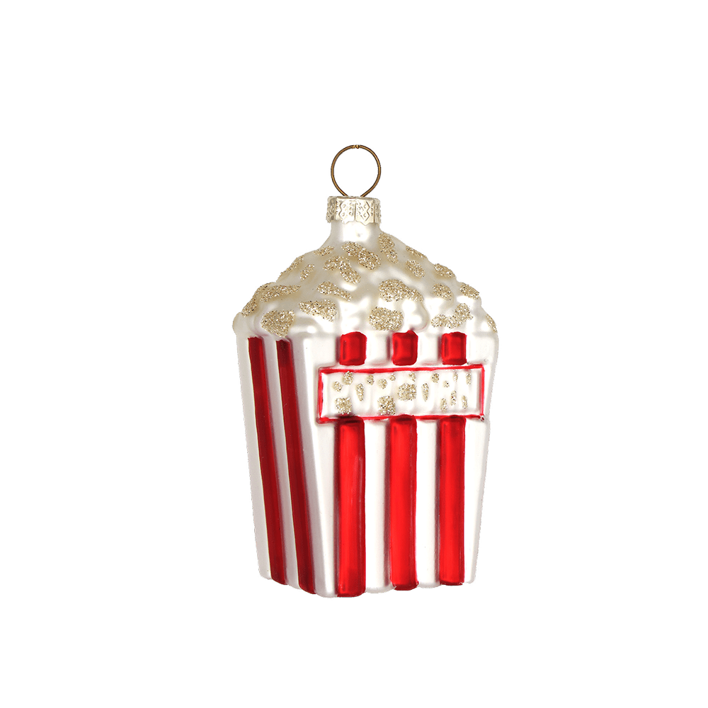 Bucket of Popcorn Ornament - Chive Ceramics Studio - Glass Ornaments - Chive US