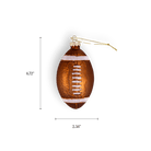 Football Ornament - Chive Ceramics Studio - Glass Ornaments - Chive Ceramics Studio