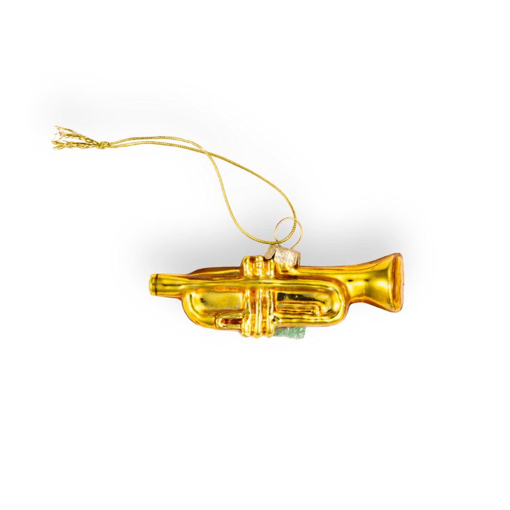 Trumpet Ornament - Chive Ceramics Studio - Glass Ornaments - Chive Ceramics Studio