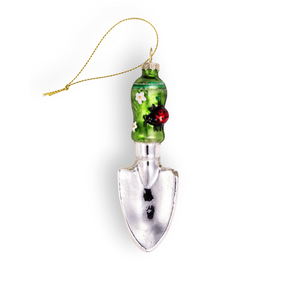 Garden Spade Ornament - Chive Ceramics Studio - Glass Ornaments - Chive Ceramics Studio