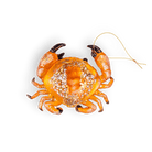 Jeweled Crab Ornament - Chive Ceramics Studio - Glass Ornaments - Chive Ceramics Studio