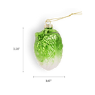 Napa Cabbage Ornament - Chive Ceramics Studio - Glass Ornaments - Chive Ceramics Studio