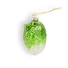 Napa Cabbage Ornament - Chive Ceramics Studio - Glass Ornaments - Chive Ceramics Studio