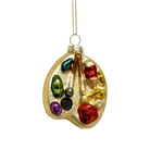 Artist's Palette Ornament - Chive Ceramics Studio - Glass Ornaments - Chive Ceramics Studio