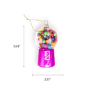 Gumball Machine Ornament - Chive Ceramics Studio - Glass Ornaments - Chive Ceramics Studio
