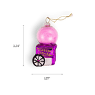 Cotton Candy Ornament - Chive Ceramics Studio - Glass Ornaments - Chive Ceramics Studio