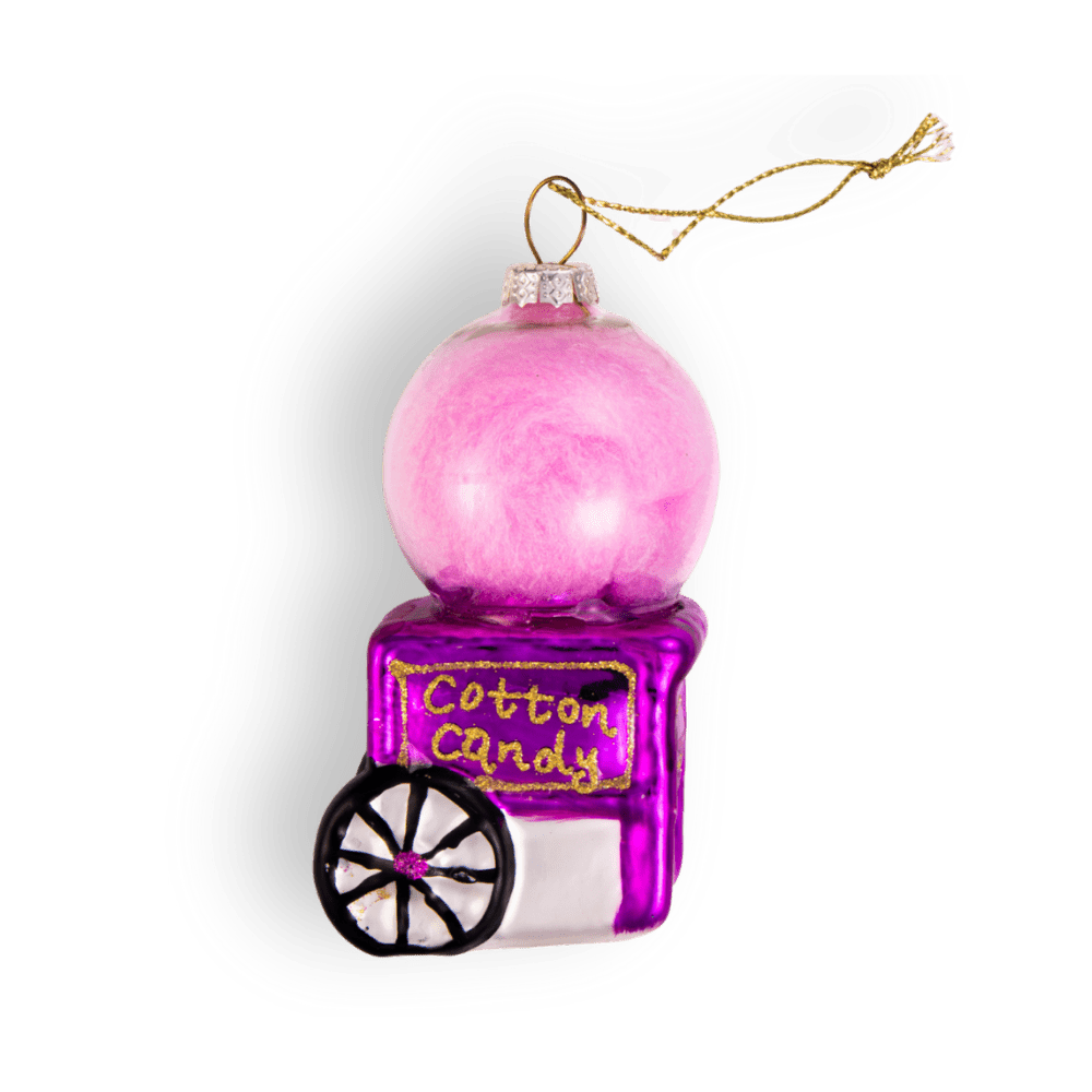 Cotton Candy Ornament - Chive Ceramics Studio - Glass Ornaments - Chive Ceramics Studio