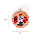 Breakfast Waffle Ornament - Chive Ceramics Studio - Glass Ornaments - Chive Ceramics Studio