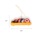 Sushi Platter Ornament - Chive Ceramics Studio - Glass Ornaments - Chive Ceramics Studio