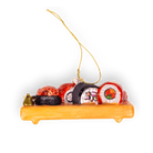 Sushi Platter Ornament - Chive Ceramics Studio - Glass Ornaments - Chive Ceramics Studio