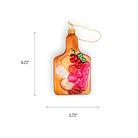 Charcuterie Board Ornament - Chive Ceramics Studio - Glass Ornaments - Chive Ceramics Studio